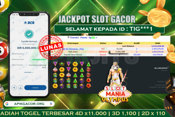 SLOT MANIA OLYMPUS – APIKJITU 30 APRIL 2025