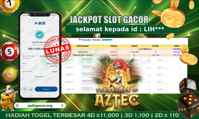 SLOT AZTEC OF TREASURE – APIKJITU 29 APRIL 2025
