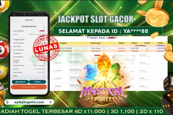 SLOT MYSTICAL SPIRITS – APIKJITU 14 MEI 2025